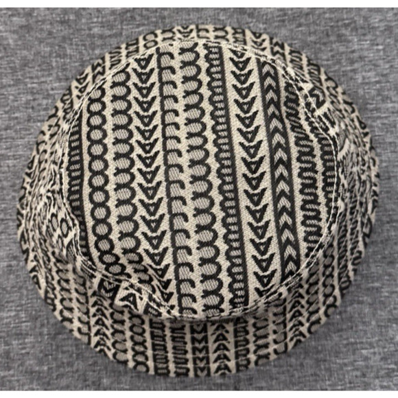 Marc Jacobs Black and Cream Patterned Hat main image 8
